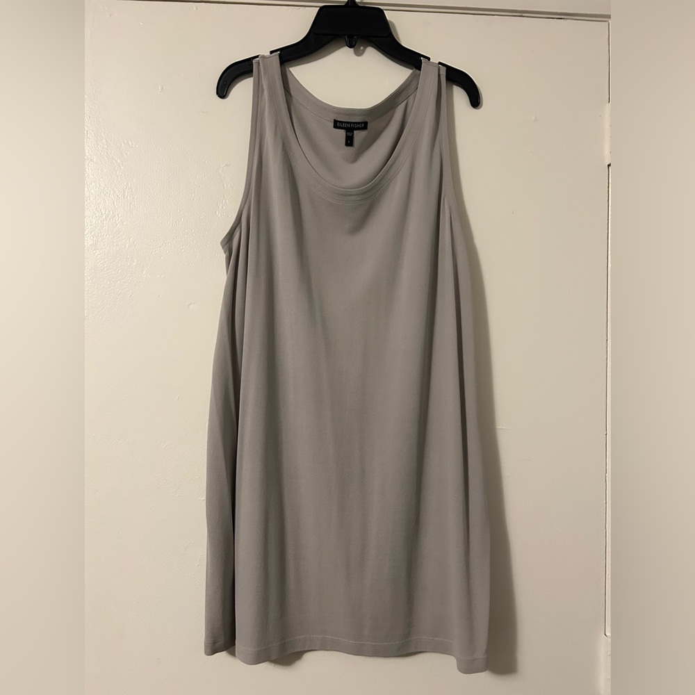Eileen Fisher Crinkle Linen Jacket with Tank Included - Picture 10 of 11